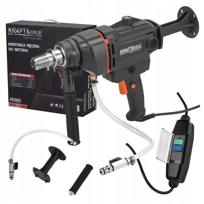 Wiertnica do Betonu 2300W  Chłodzenie Wodą 202mm Otwornica