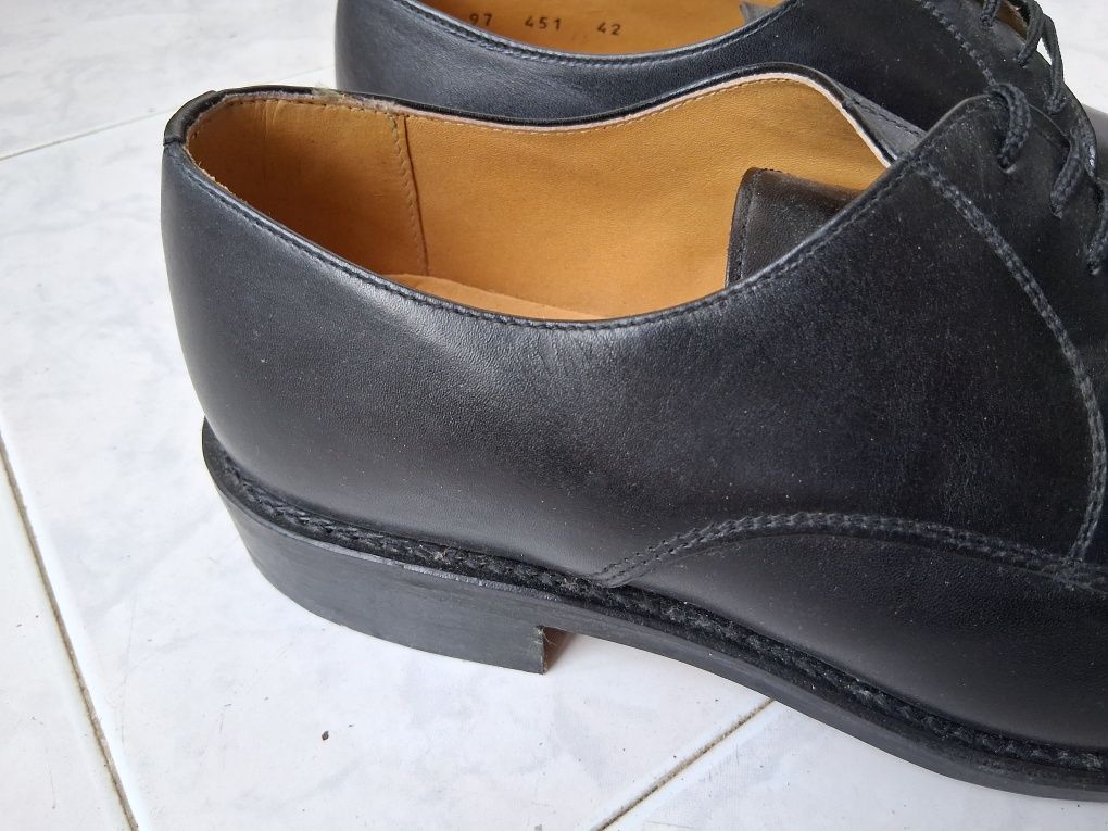 Sapatos derby para homem em pele (estilo clássico)