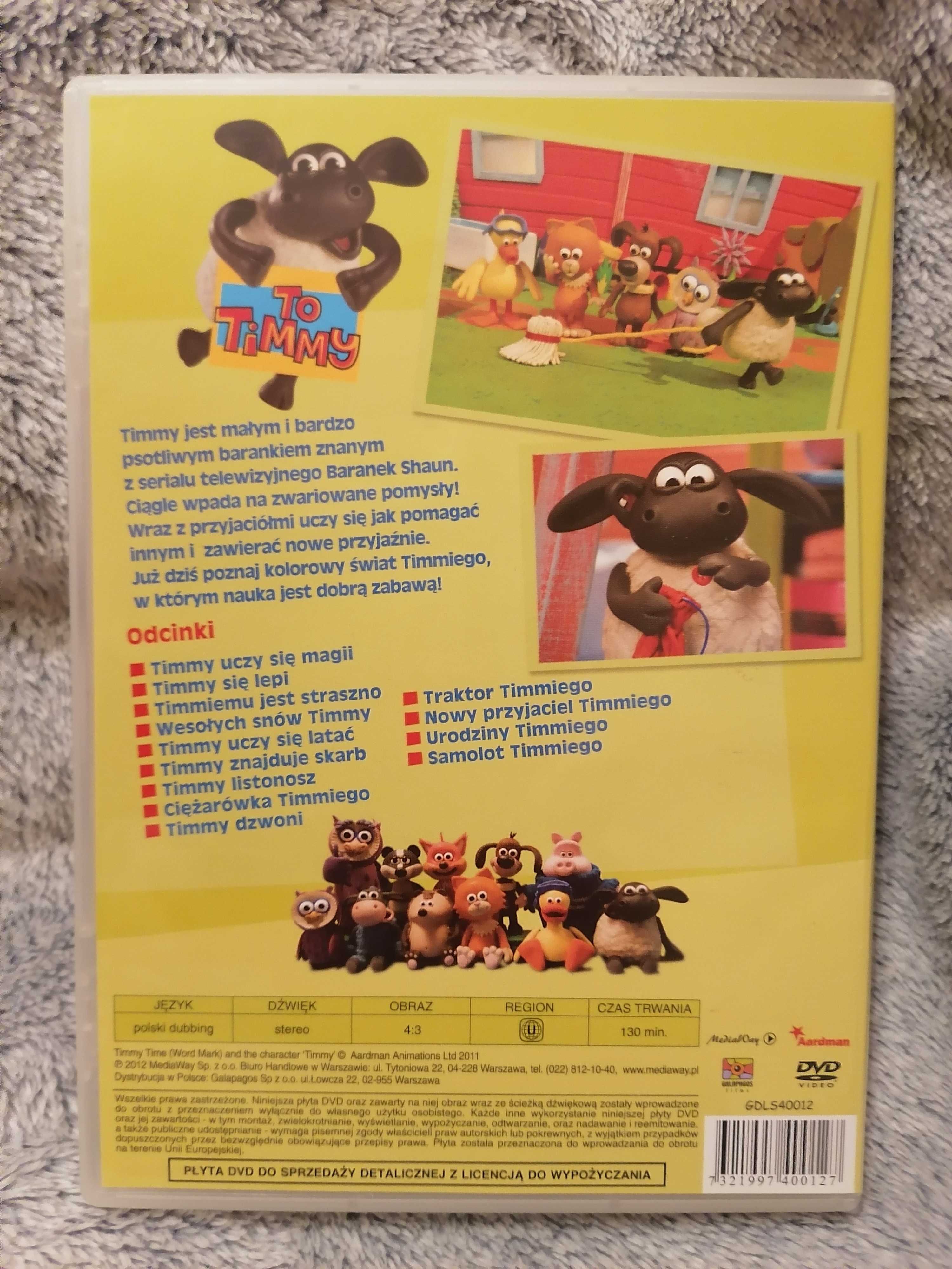 Bajka DVD To Timmy Urodziny ponad 2 godziny bajek dla dzieci na płytce