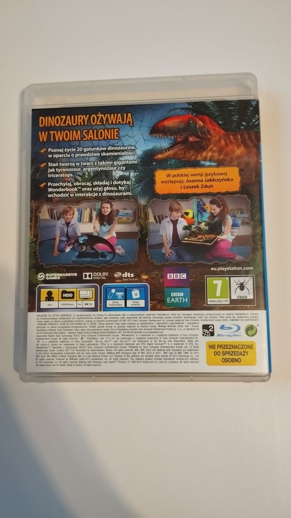 BBC Earth Wędrówki z Dinozaurami PS 3 Play Station 3
