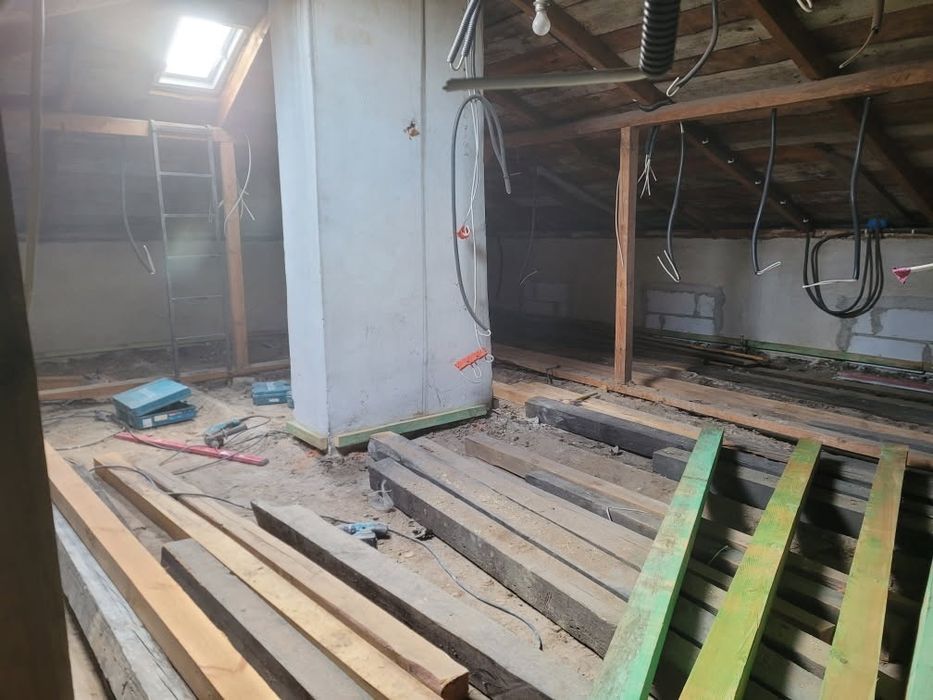 Wykończenia wnętrz,Adaptacja poddasza, gładzie,Płyty G-K.Rozsądne ceny