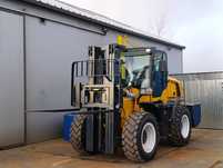OdRęki - Wózek widłowy 4x4 - 5 ton - 5 m - ładowarka przegłubowa łyżka