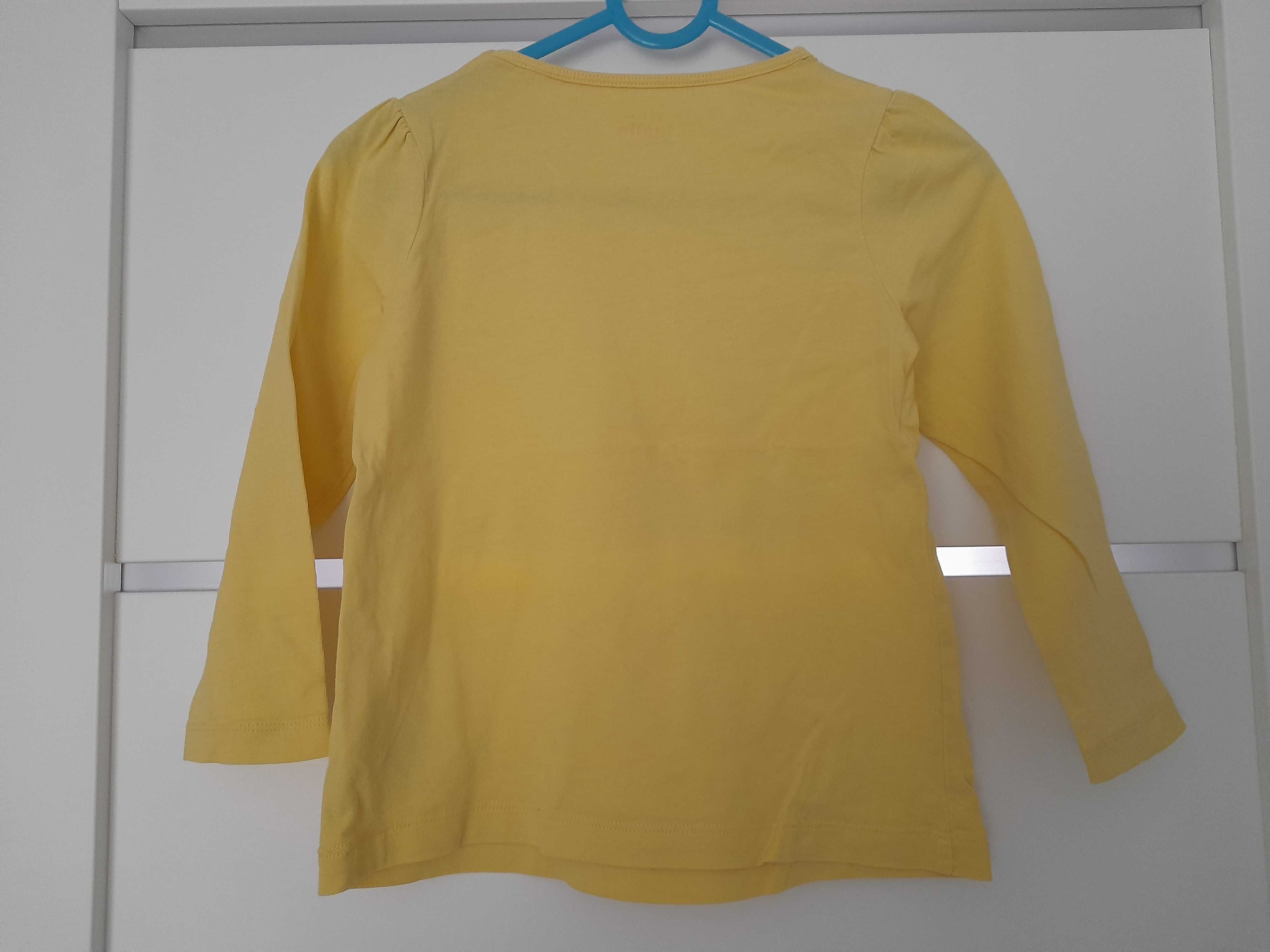 Koszulki z długim rękawem dla dziewczynki (rozmiar 98/104)