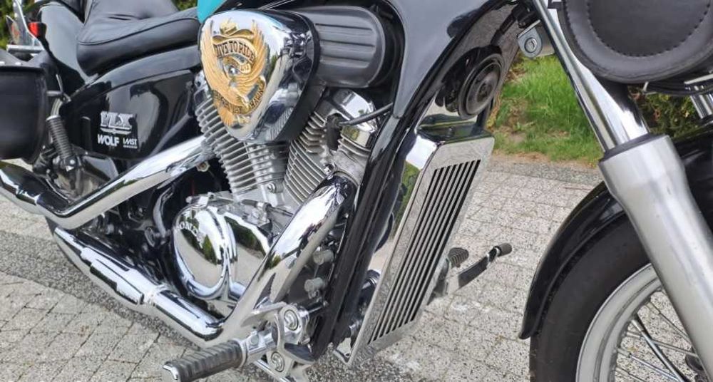 Защита радиатора хром для Honda VT600 Shadow/Steed400/600. Новая.