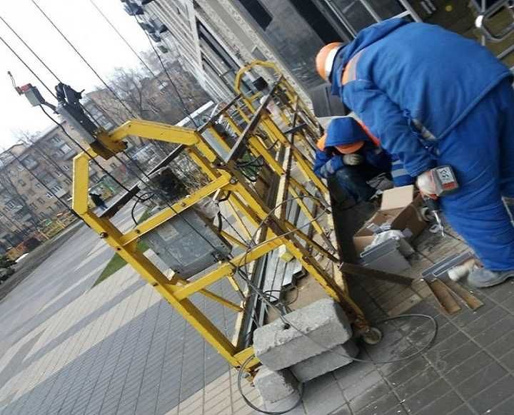 Фасадна люлька. Оренда.