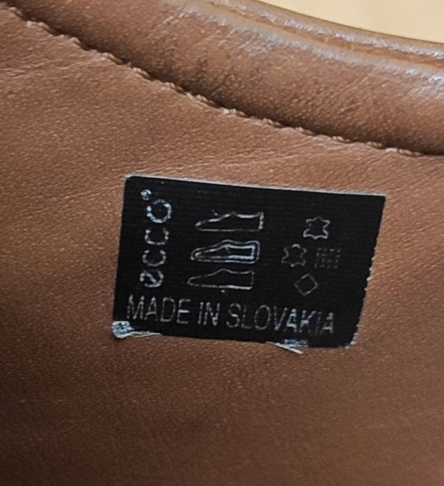 Оригінальні шкіряні туфлі ECCO. Розмір 45 / 29,5 см.