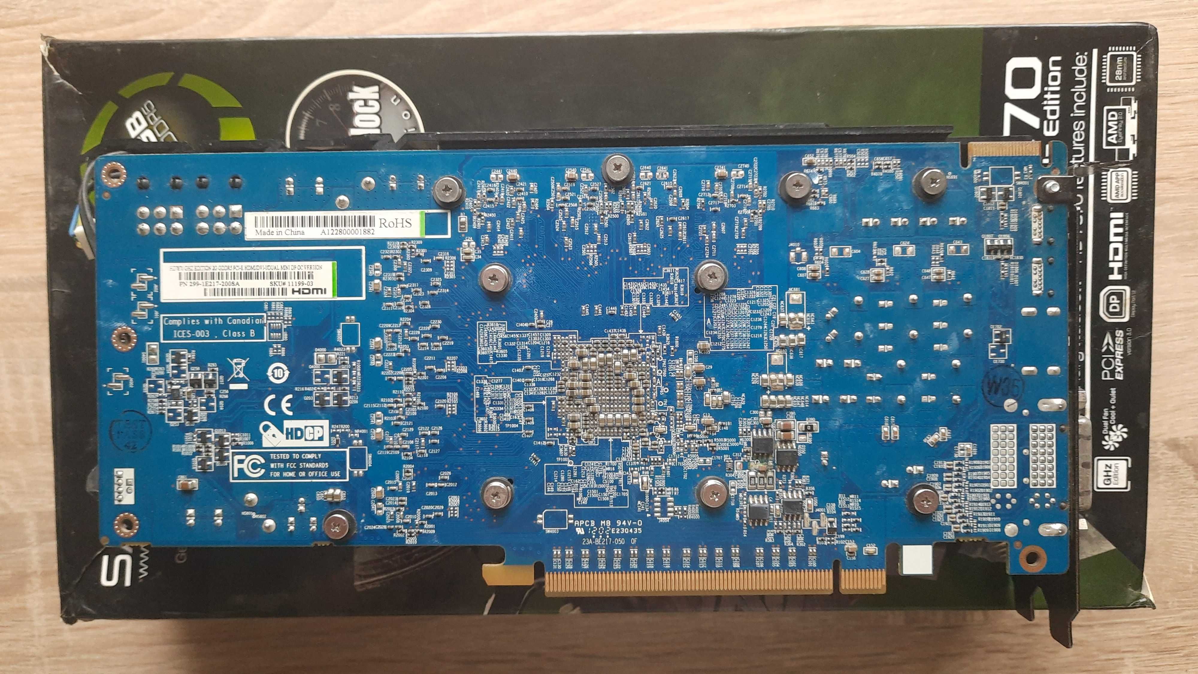 Видеокарта  Sapphire HD7870 2gb