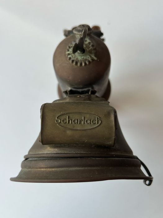 Przedwojenna lampa karbidowa Otto Charlach Scarlach-Lampe Nürnberg