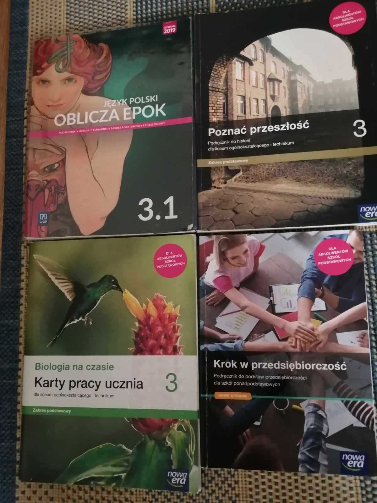 Książki do liceum i 8 klasy