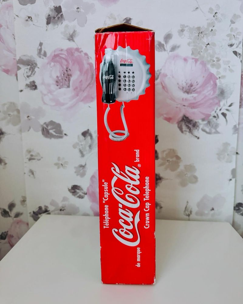 Telefon butelka coca cola vintage, retro 1999