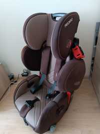 Fotelik Recaro young sport hero 9-36 kg, stan bdb:
- regulowanie oparc