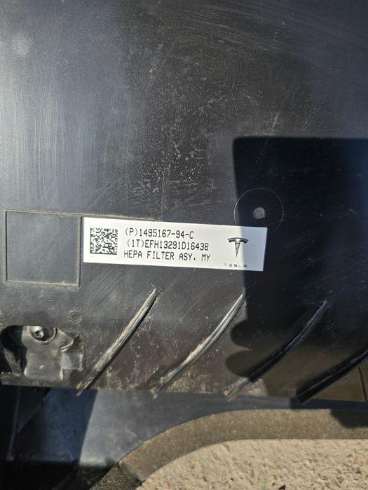 Фильтр салону взборі  HEPA Tesla Model Y 1495167-00-B