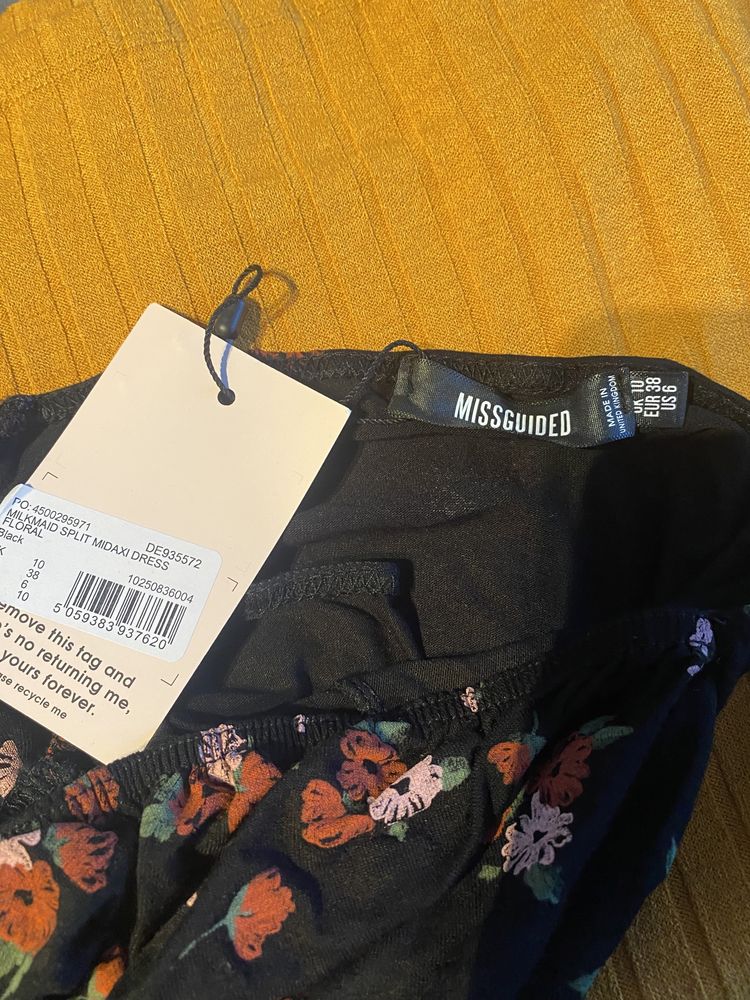 Missguided sukienka boho w kwiatki nowa 38 M