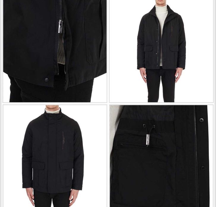 Чоловіча куртка Emporio armani нова армані оригінал чорна 50 L