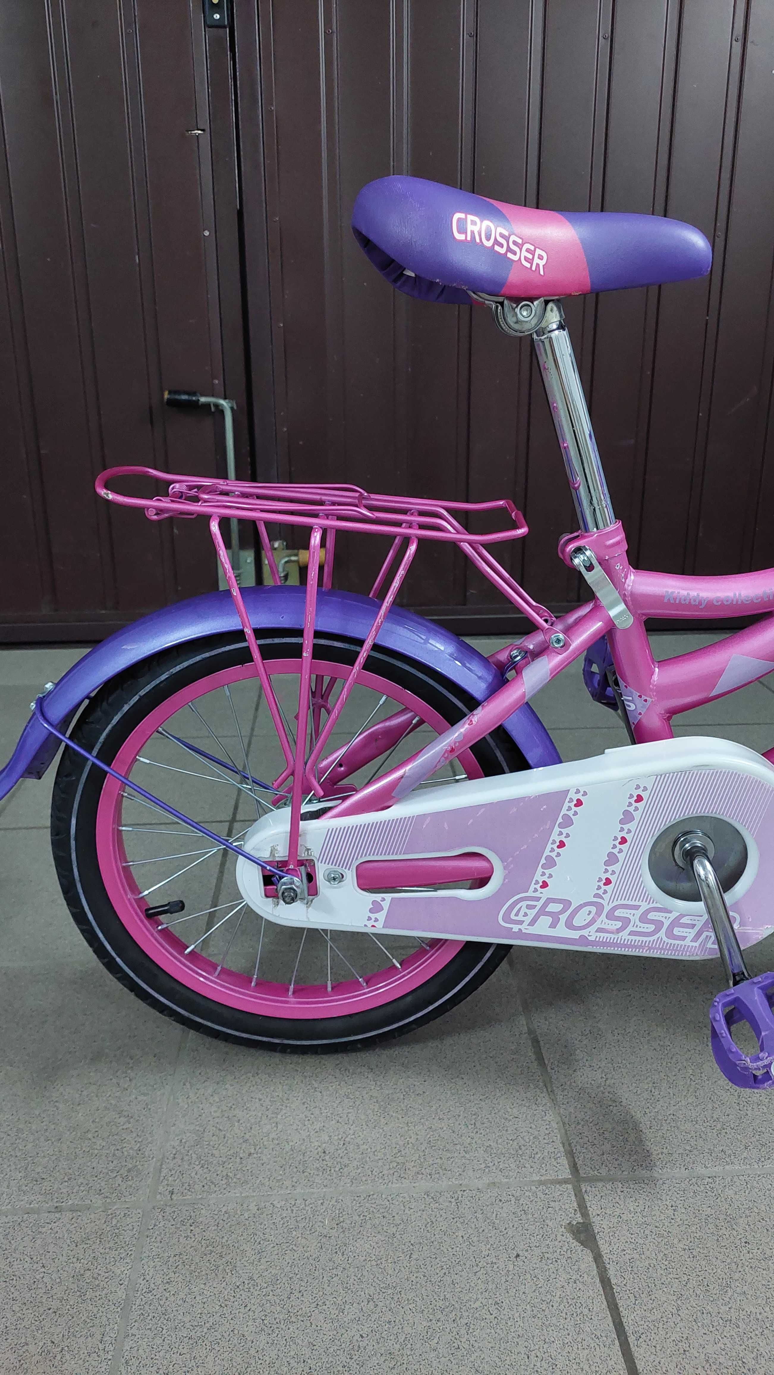 Дитячий велосипед Crosser Kids Bike 16″ Розовий