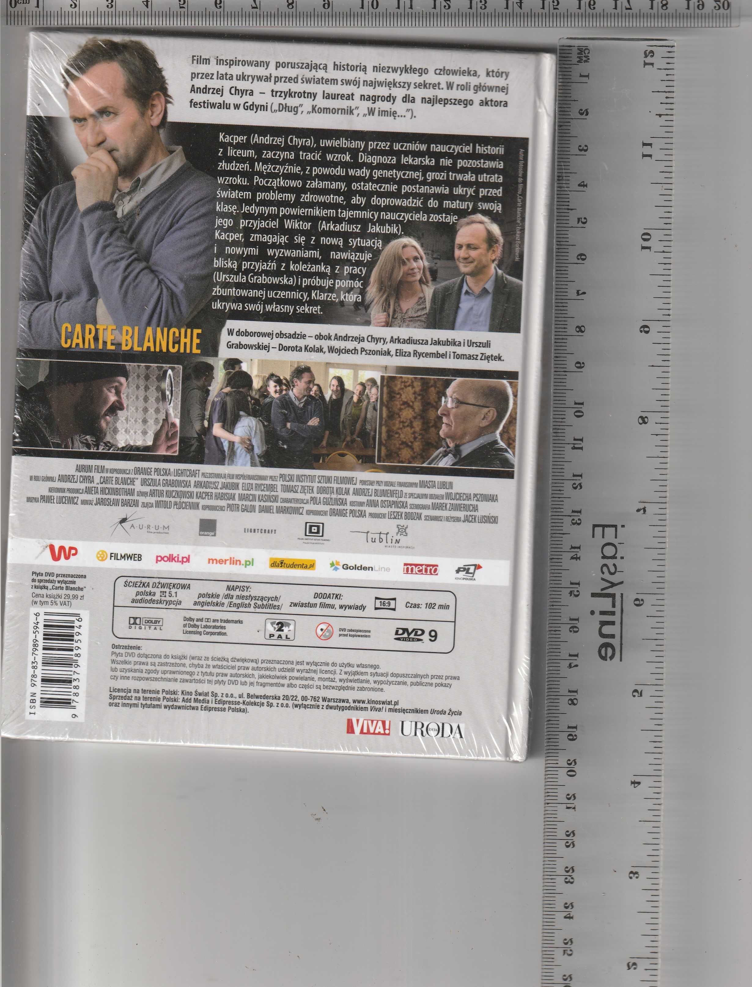 Carte Blanche Andrzej Chyra DVD