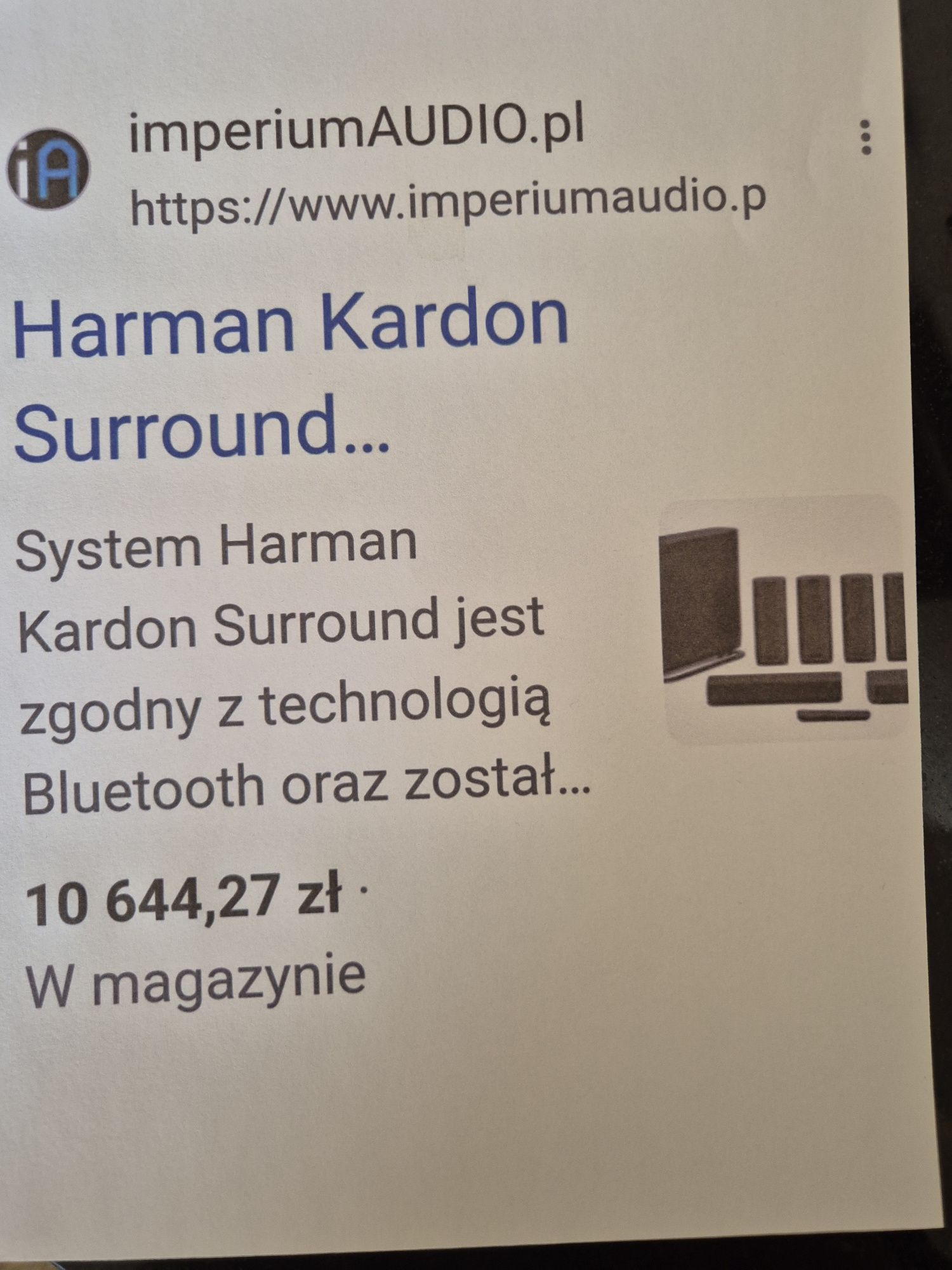 Harman Kardon Surround kino domowe bezprzewodowe