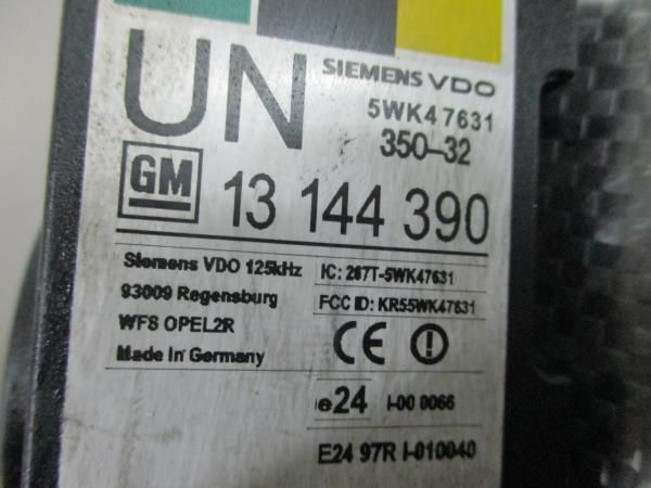 Centralina de ignição (imobilizador) OPEL Combo Furgão/Combi