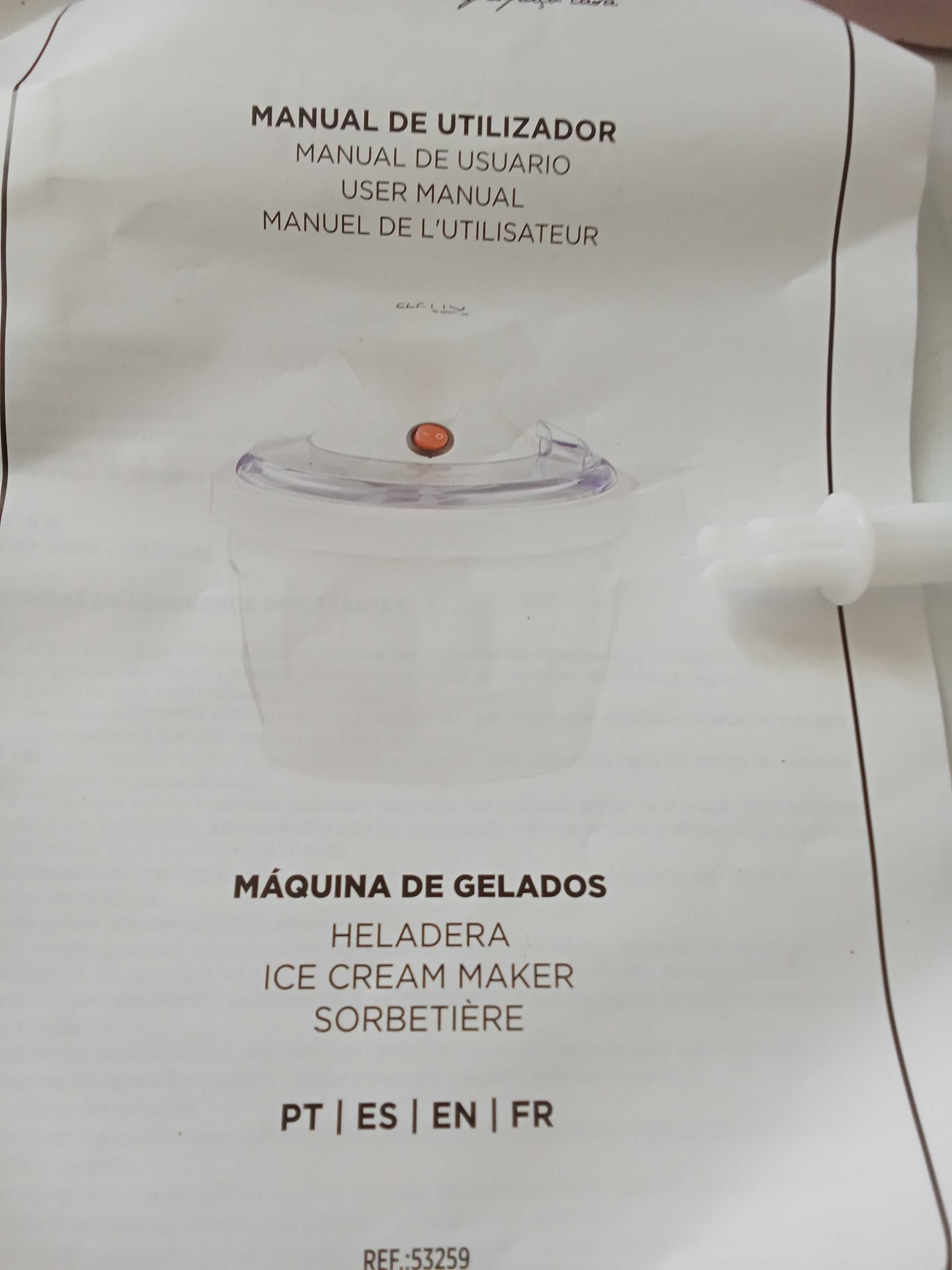 Máquinq de gelados NOVA URGENTE PARA DESOCUPAR
