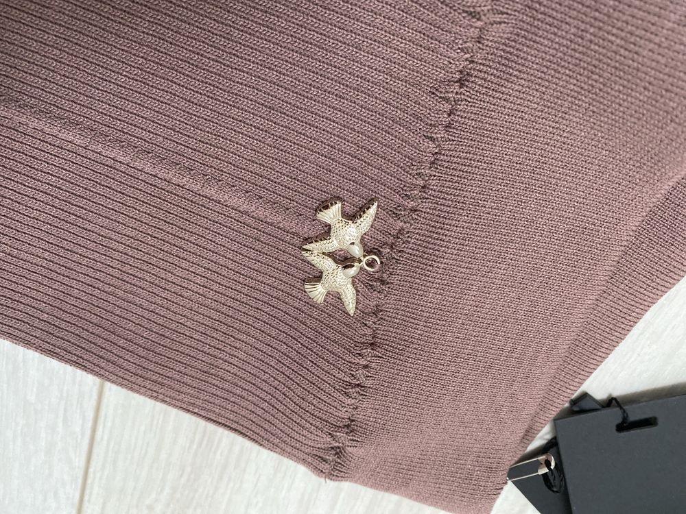 Spodnie /legginsy prążkowane S cappuccino Pinko