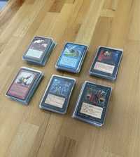 +250 cartas Magic antigas (Todas em sleeves) (PT)