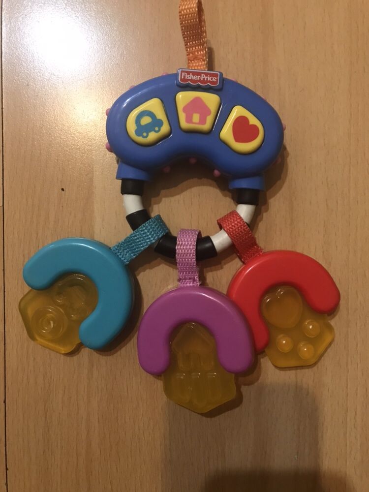 Gryzak kluczyki światło dźwięk fischer price zabawka dla niemowląt