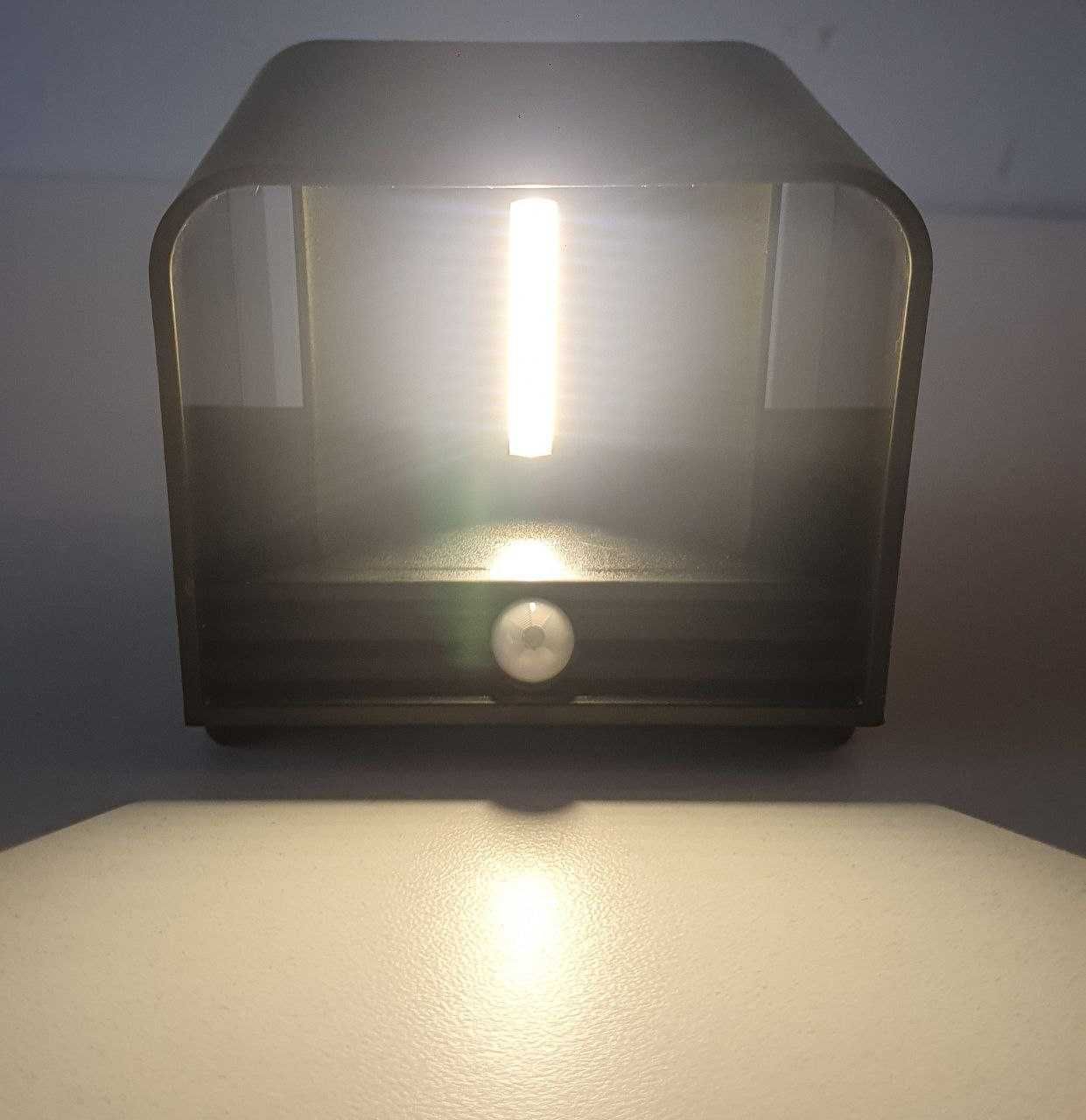 Lampa LED GEARLITE – czujnik ruchu, ładowalna, IPX4