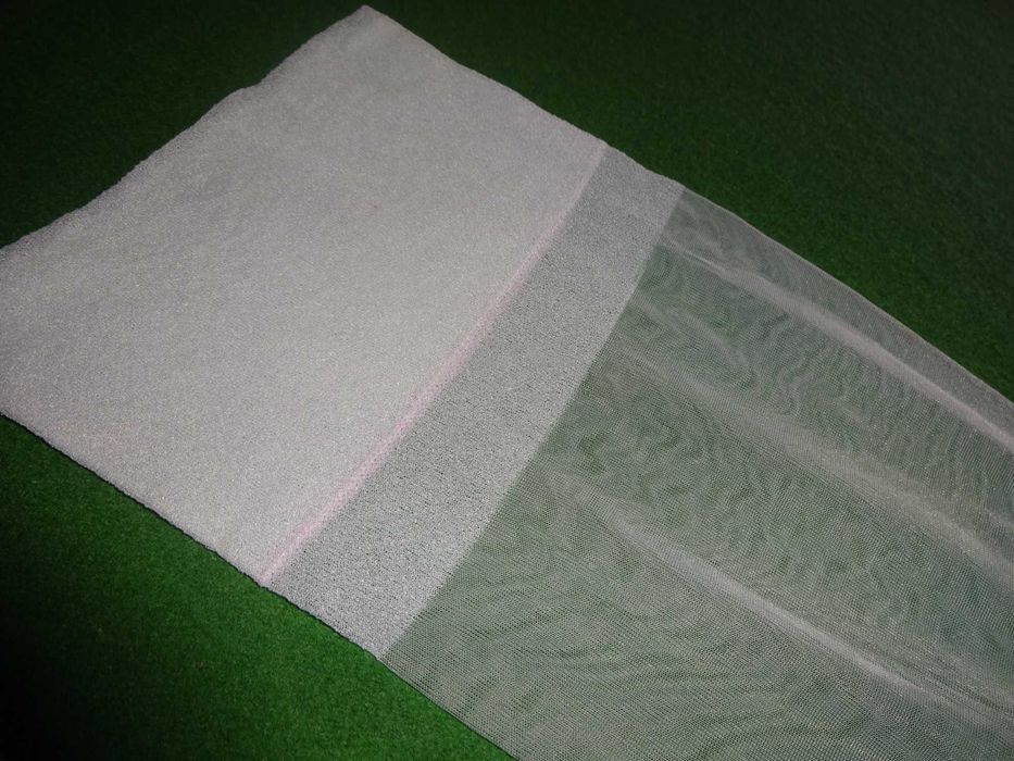 NYLONY białe nylonowe pończochy do pasa do pończoch