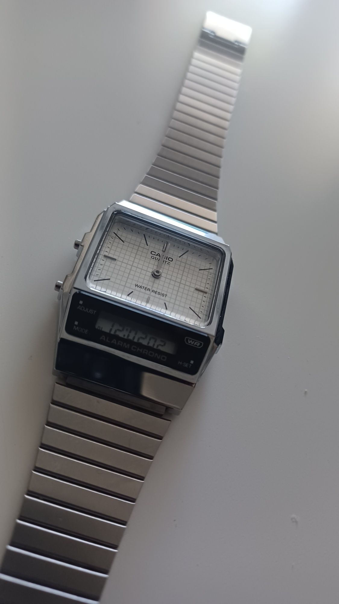 Casio Zegarek AQ-800E-7AEF Srebrny klasyczny cyfrowy vintage classic