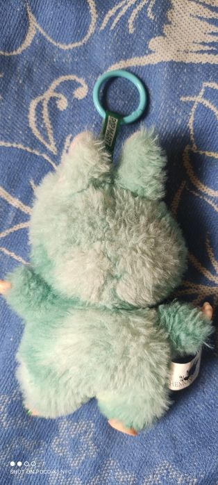 Лабубу брелок, мягкая игрушка, цвет мятный