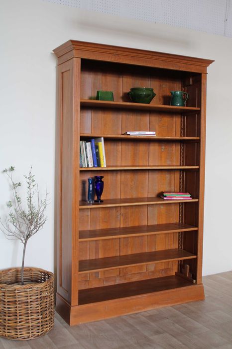 Regał drewniany masywny vintage stylizowany farmhouse