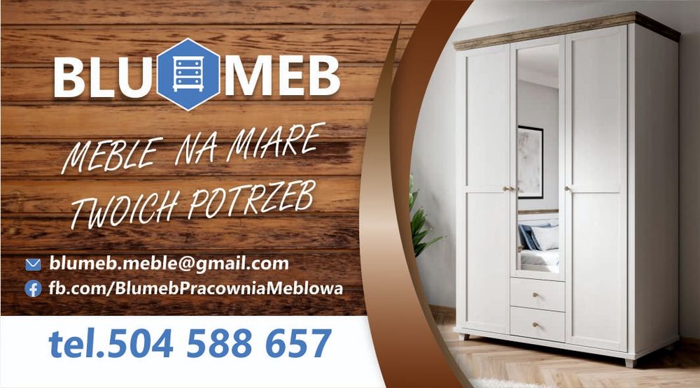 Szafy na wymiar, Stolarz meblowy, Meble na wymiar