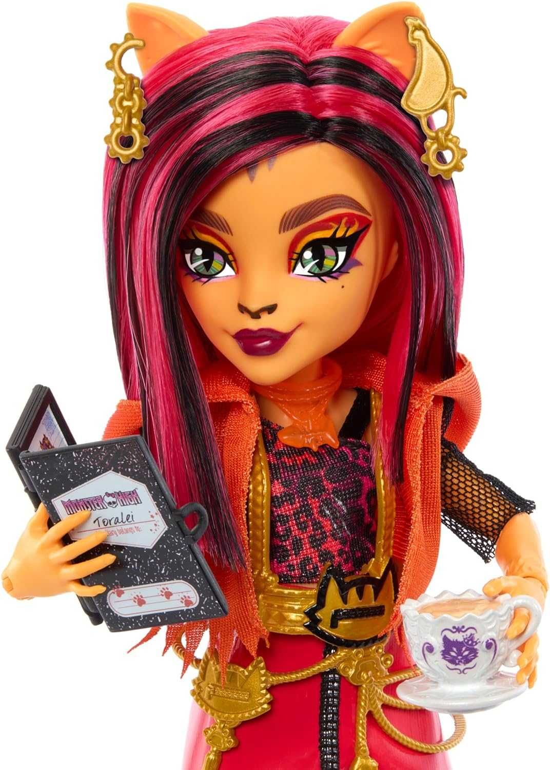 Кукла Monster High Doll  Toralei Stripe Doll базовая  ,  шкаф