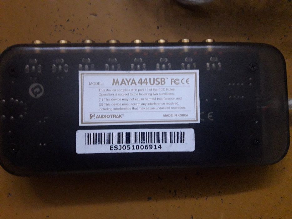 Audiotrak DJ ESI Maya 44 USB karta dźwiękowa audio 4WE/4WY ASIO S/PDIF