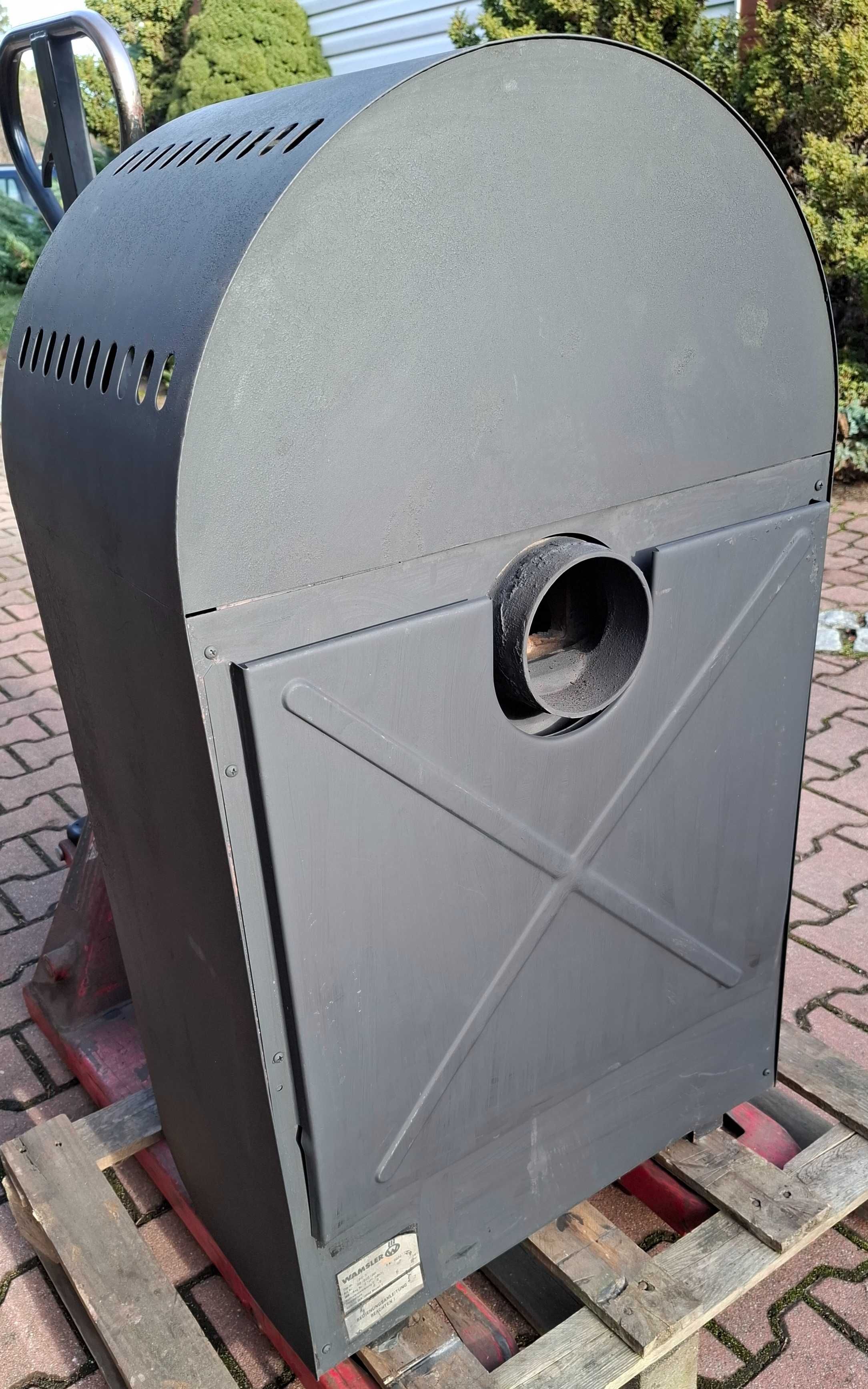 Koza kominek Wamsler Serwant wolnostojący 5 kW żeliwny piec + szamot
