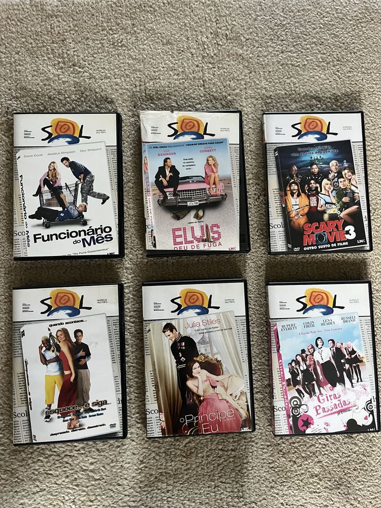 lote de dvds filmes