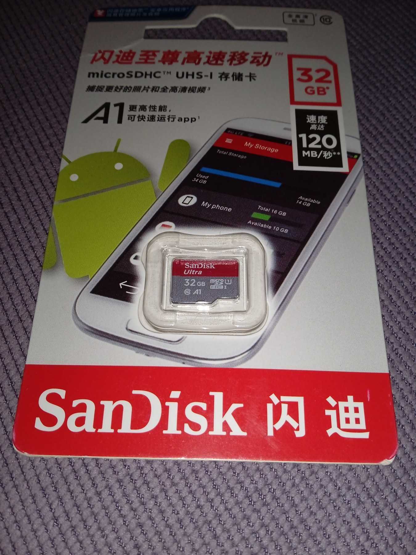 Карта пам'яті SanDisk 32 ГБ картка