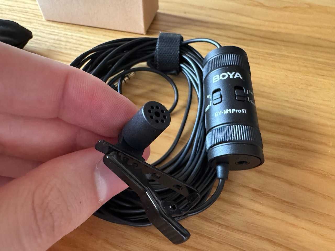 Петличный Микрофон  BOYA BY-M1 PRO II - Лучший Микрофон до 1000 грн!