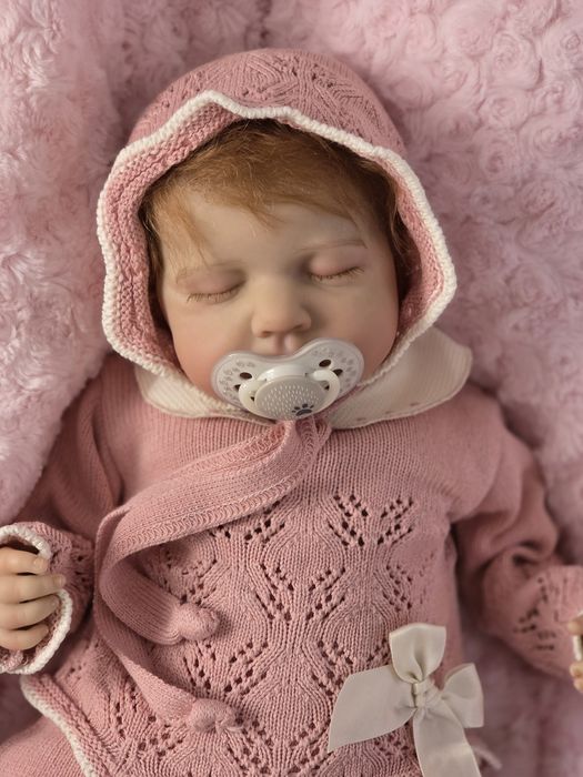 Bebé reborn menina 50 cm com enxoval