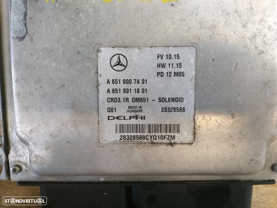 Mercedes c250 cdi / w204 -  /  - kit centralina do motor - crd3.1r -