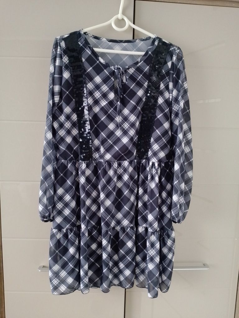 Zwiewna sukienka damska 38/40