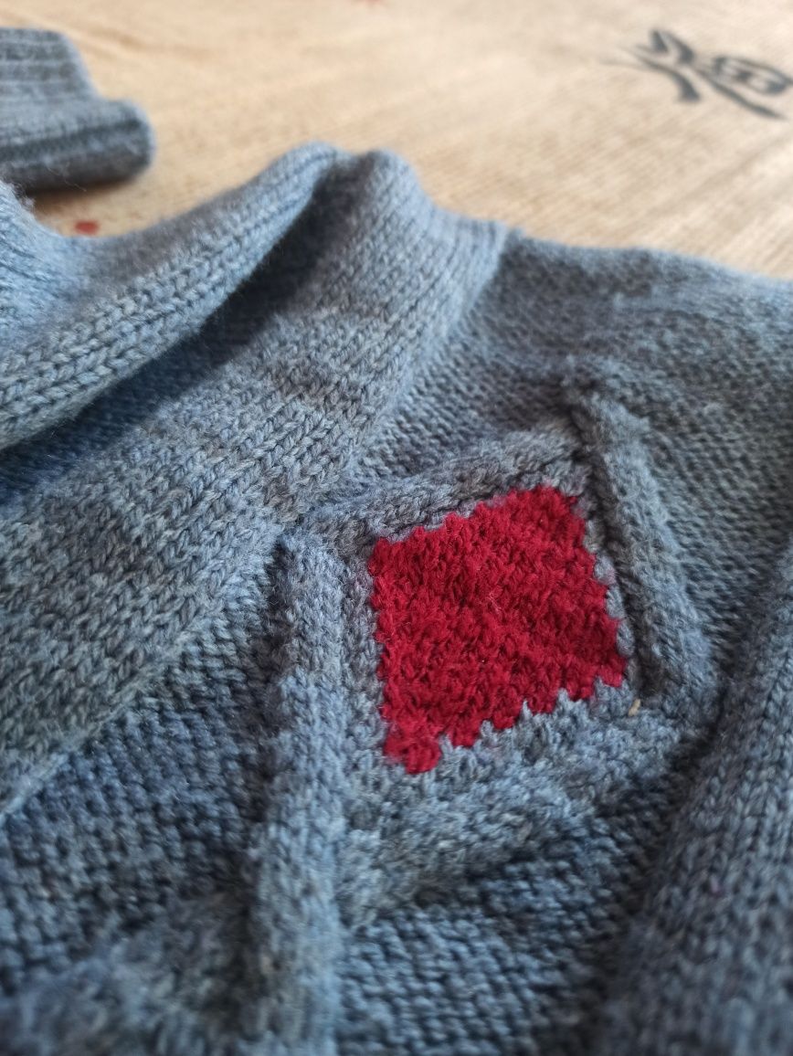 Теплый мягкий свитер для мальчика ~ 8-9 лет