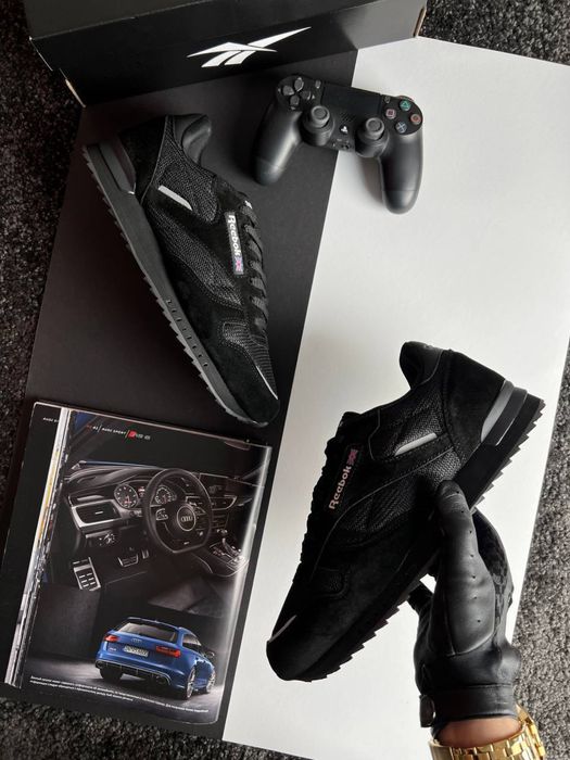 Чоловічі кросівки рібок Reebok Classic New Black [41,42,43,44,45,46]