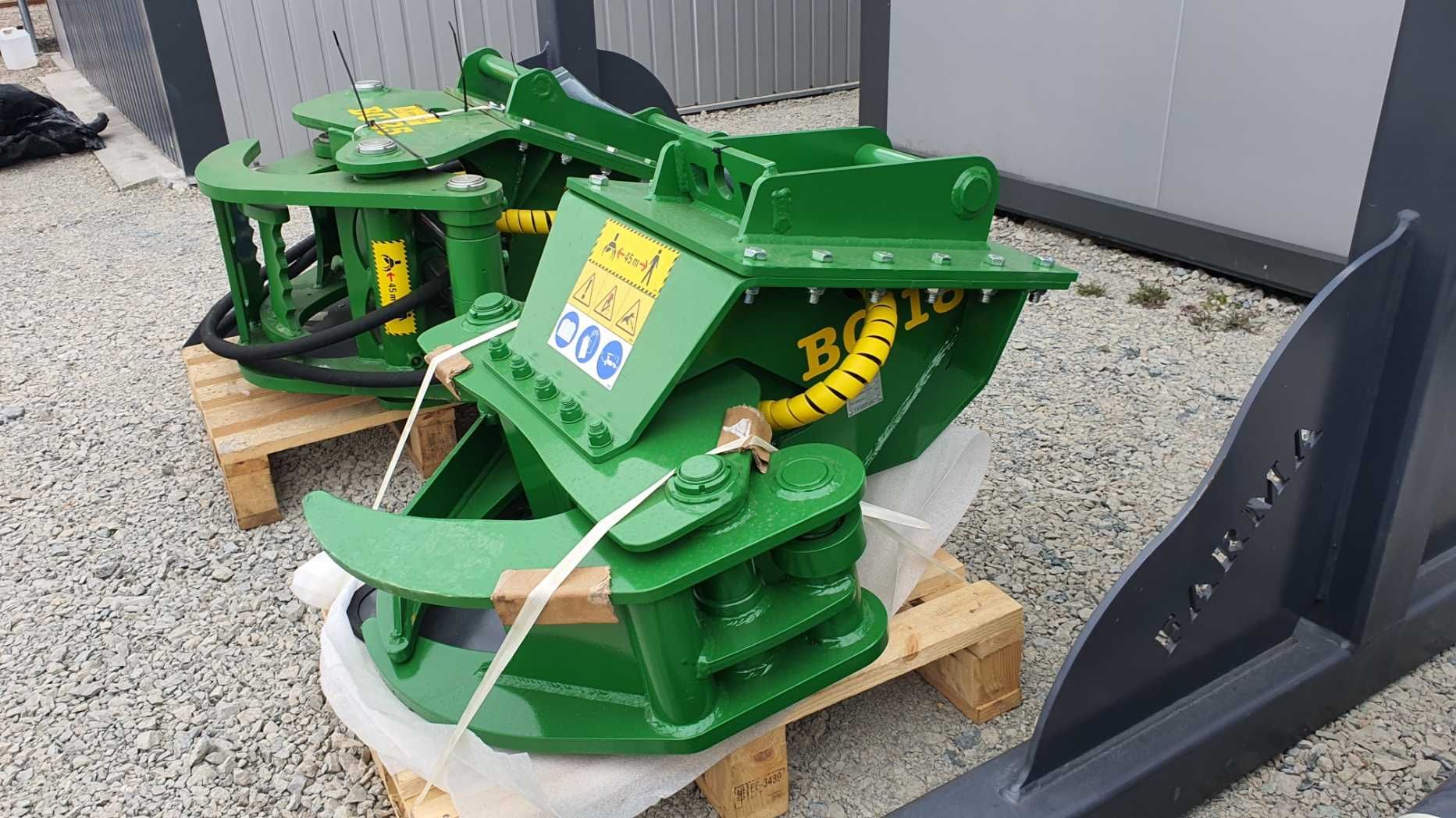 GŁOWICA ŚCINKOWA do drewna i Biomasy do mini koparki YANMAR JCB Kubota