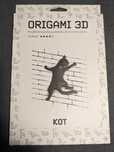 Origami 3D tekturowy kot