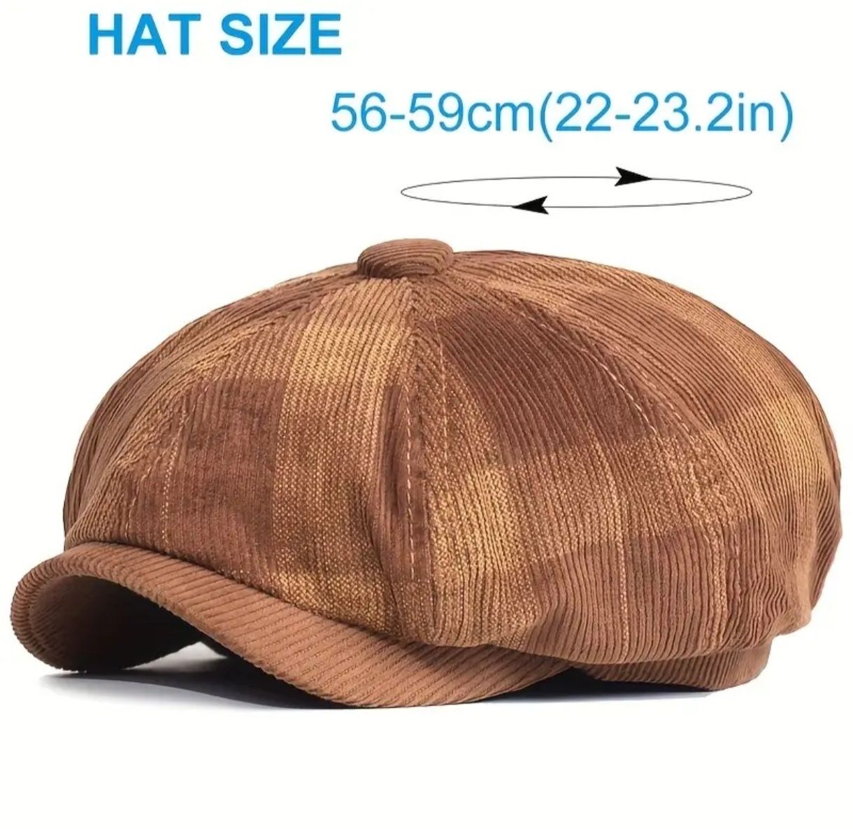 Baretka w Kratę z Sztruksu