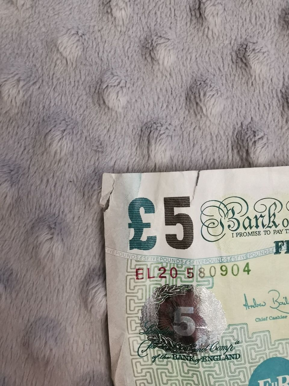 Banknot 5 £ i 10 £, stare funty wycofane kolekcjonerskie