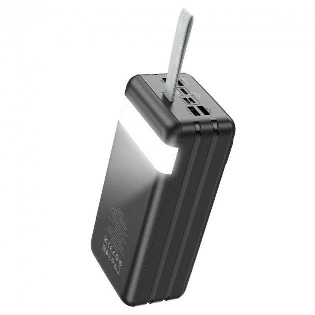 Павербанк Powerbank Hoco J86B PD 22.5W 60000mAh з ліхтарем