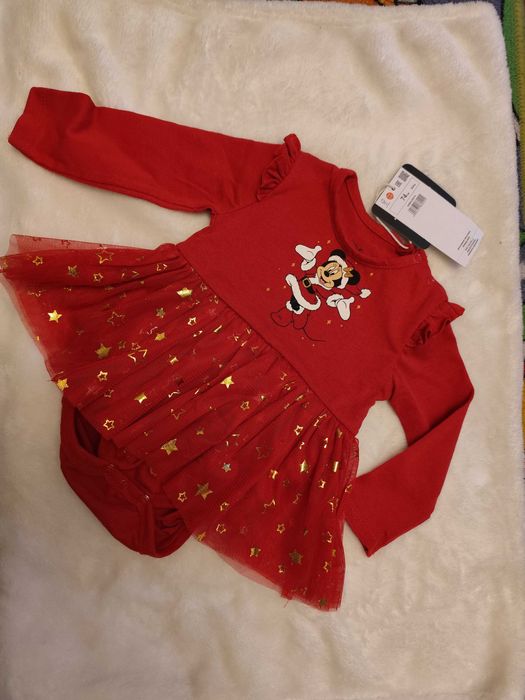 Body z sukienką czerwone świąteczne 74