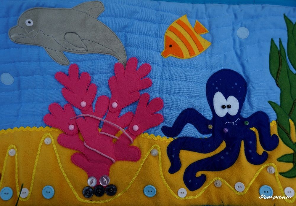 Массажно-игровой коврик ′Море′.
